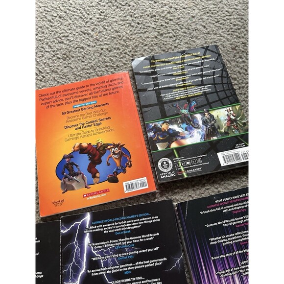 Video Game World Record Books Guinness & Game On 2013-16 + 2017 & 2019 - Picture 6 of 6